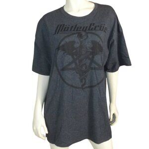 MOTLEY CRUE Tshirt, 2XL, Dark gray/Black Print, Short sleeves, NWOT